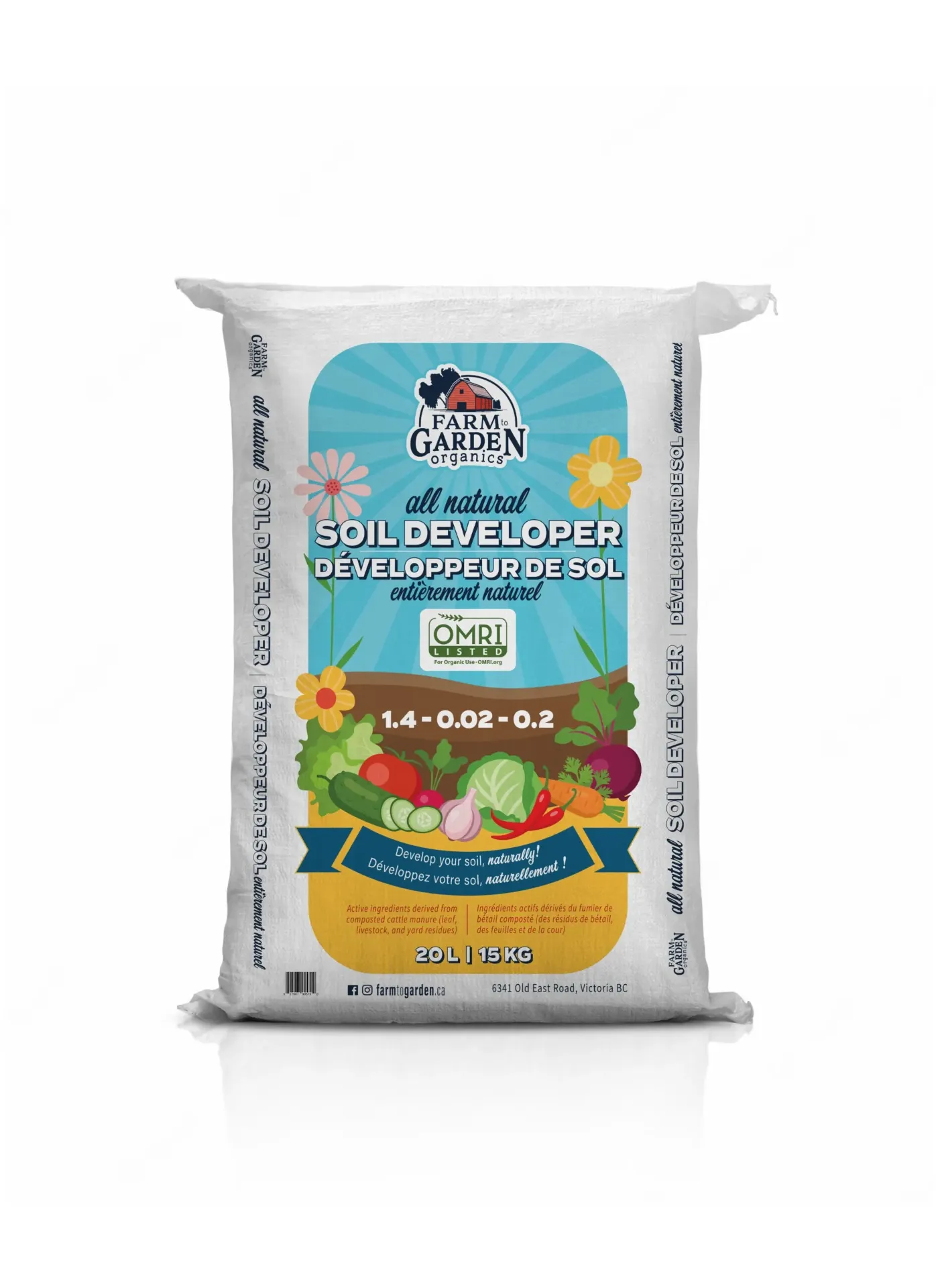 [1261] Bagged All Natural Soil Developer